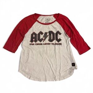 Y2K Trunk Ltd AC/DC North American Tour Baseball Shirt